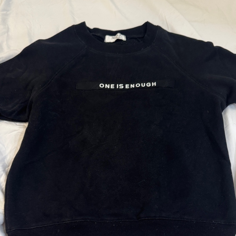 Black Graphic Sweatshirt